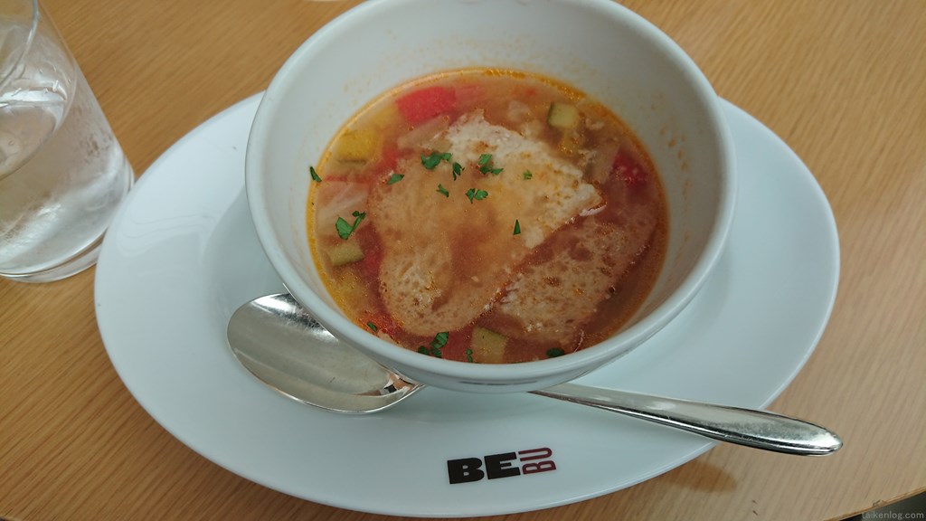 虎ノ門ヒルズ BeBu(ビブ)ザ・スタックセットの本日のスープ