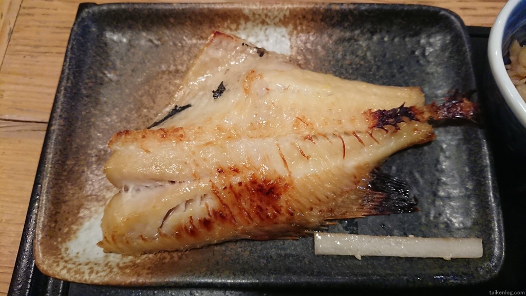神谷町 たいこま定食の赤魚のヒラキ