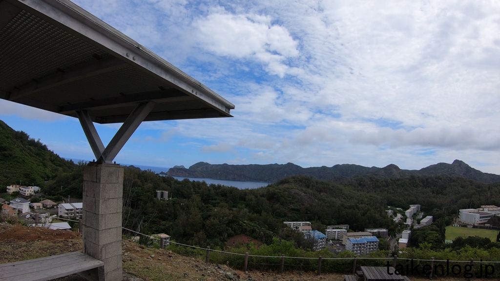 父島 大神山神社パノラマ展望台からの眺め 北側