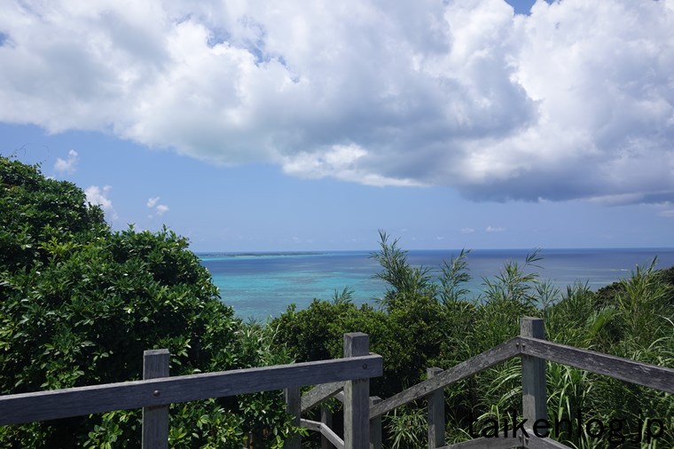 大神島 展望台(遠見台)からの景色(西側方向)