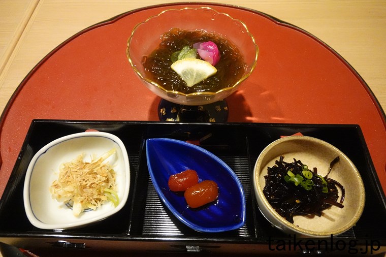 石垣島 日本料理郷土料理ひるぎ 「ひるぎ懐石」の前菜