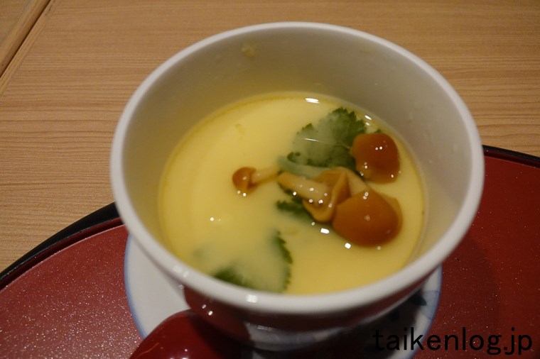 石垣島 日本料理郷土料理ひるぎ 「ひるぎ懐石」の茶碗蒸し