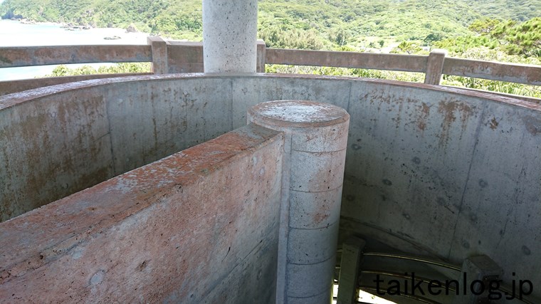 クバンダキ展望台の内部(階段上部)