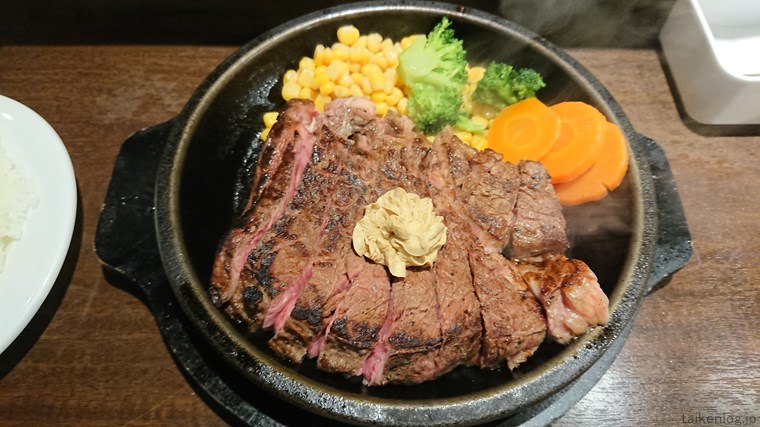 いきなり!ステーキのワイルドステーキの450g(2420円)