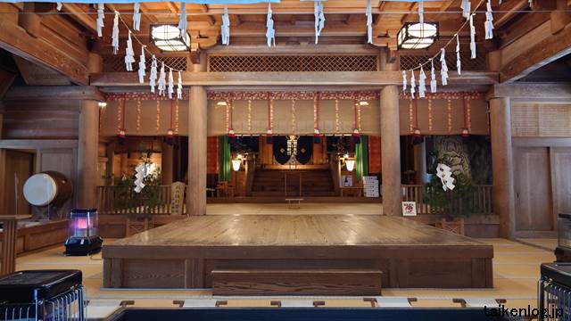 戸隠神社 中社の中社拝殿(内部)