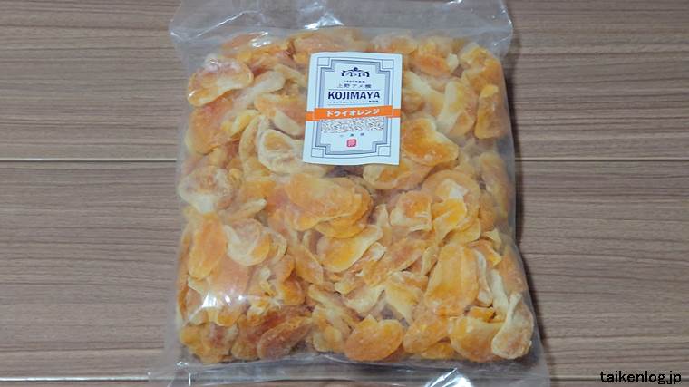 小島屋 ドライオレンジ 1kg タイ産のパッケージ表面