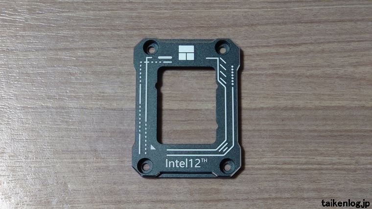 CPU反り防止 LGA1700 固定金具の外観 表面