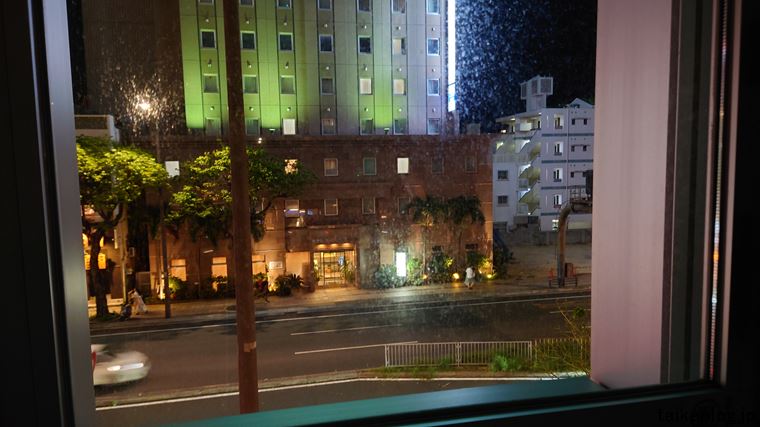 ホテル アクアチッタ ナハのトリプルルーム 部屋からの眺め