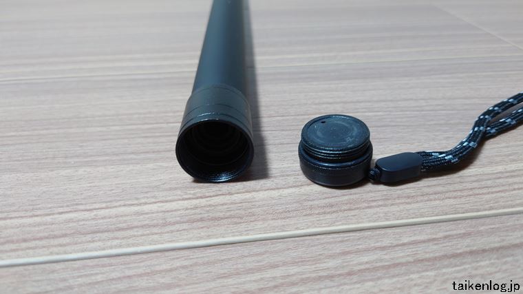 GoPro 3メートル 自撮り棒① ハンドブリップ底部とハンドストラップ