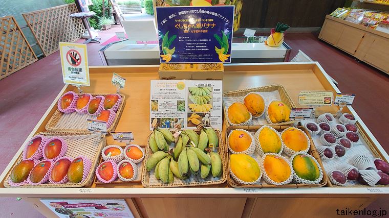 おきなわワールド 熱帯フルーツ園のフルーツパーラーで販売しているフルーツ その2