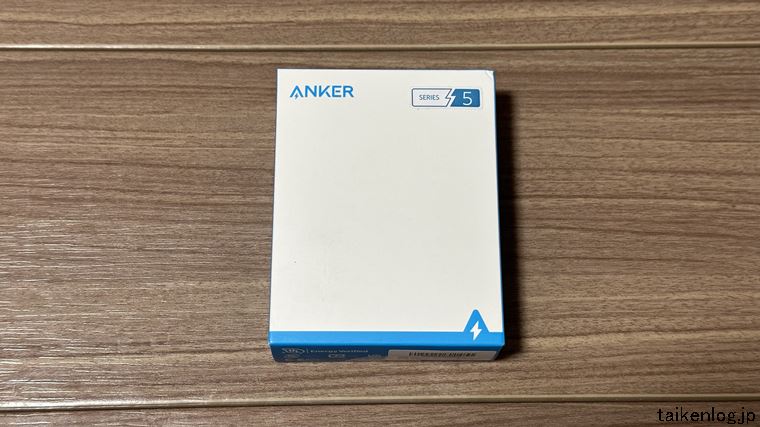 Anker PowerCore 10000 PD Redux 25W モバイルバッテリーの外箱 表面