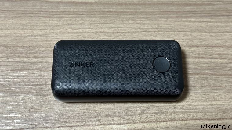 Anker PowerCore 10000 PD Redux 25W モバイルバッテリーの外観 正面