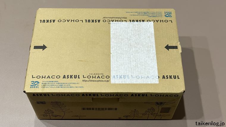 LOHACOで購入した青森県産の米 青天の霹靂 30kgの梱包