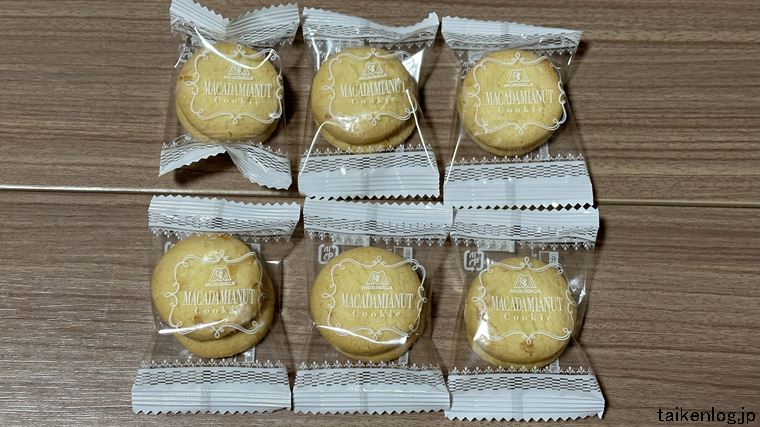 森永 マカダミアナッツクッキーの包装