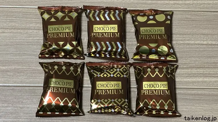 ロッテ チョコパイ プレミアム 贅沢いちごの包装