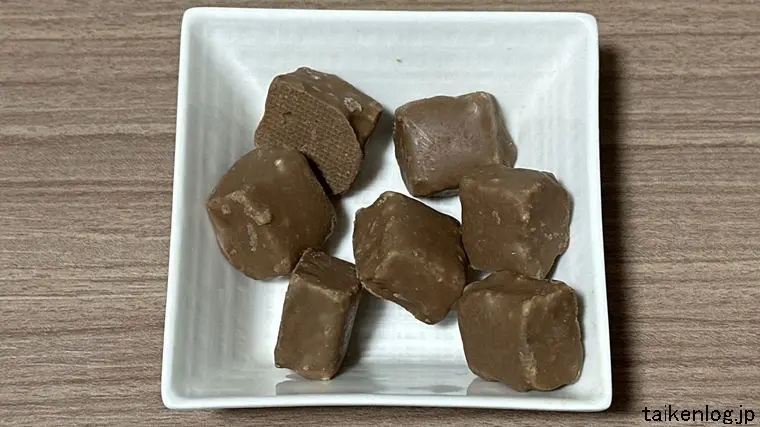 ブラックサンダーひとくちサイズ ナッツ＆ショコラの全容