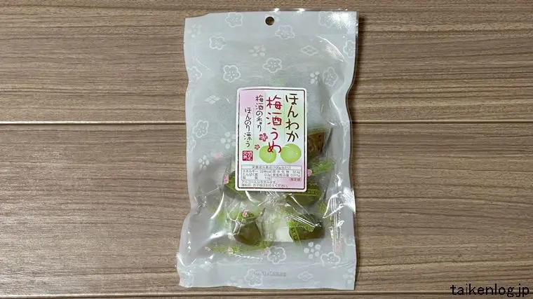 ほんわか梅酒うめのパッケージ表面