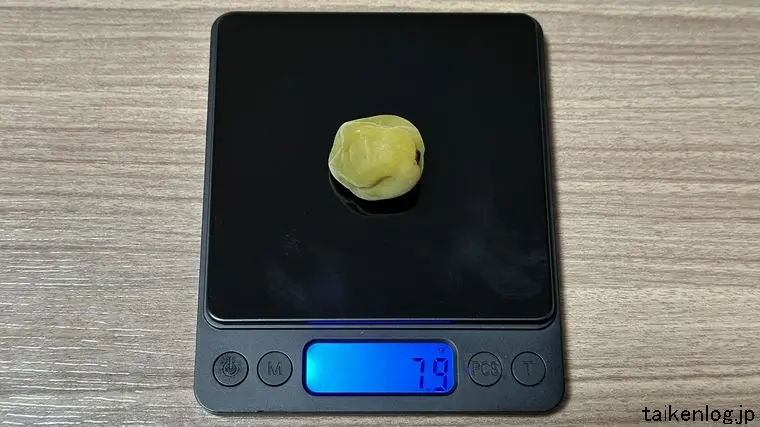 ほんわか梅酒うめ 1個の重さ