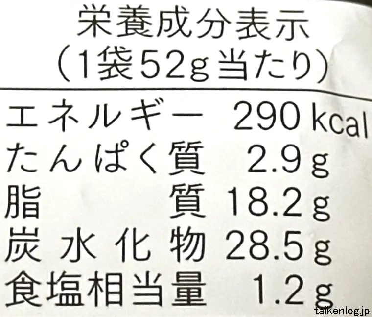 湖池屋 ストロング 暴れ焼き梅の栄養成分表示