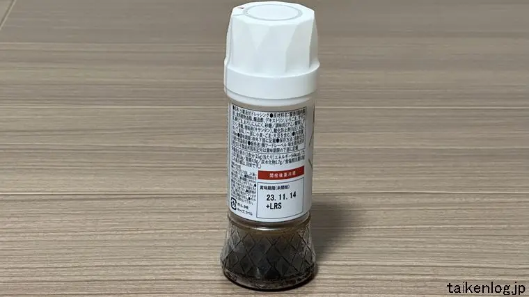 焼肉トラジ チョレギドレッシングのパッケージ 裏面