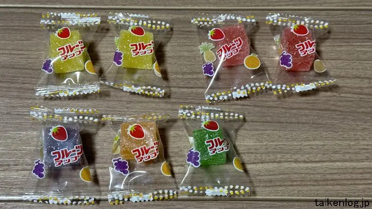 フルーツアップゼリー 全容