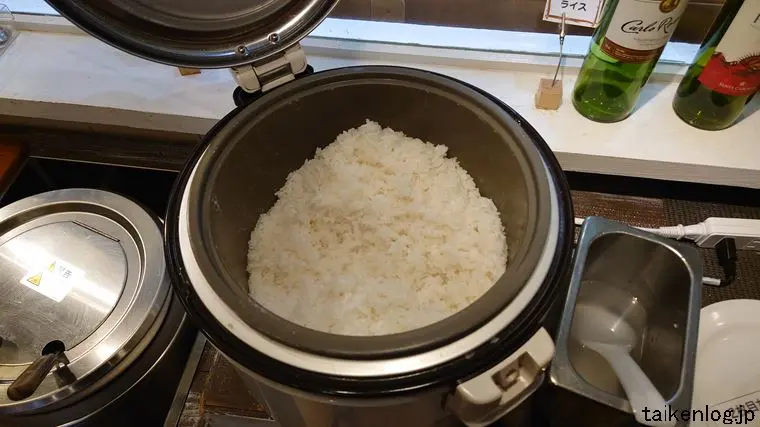 ジャンボステーキハンズ あっぷるタウン店 ライスバーの白飯