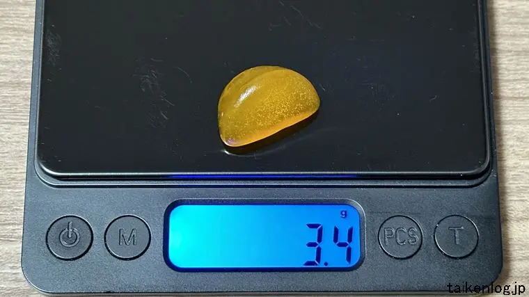 果汁グミ 温州みかん 1粒の重さ