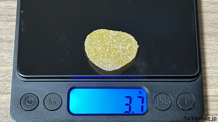 ピュレグミ レモン 1個の重さ