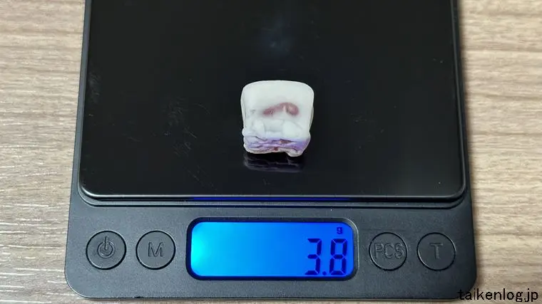 ピュアラルグミ ぶどう1個の重さ