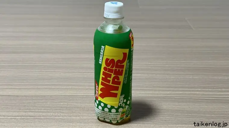 サンガリア ウィスパーのパッケージ 裏面