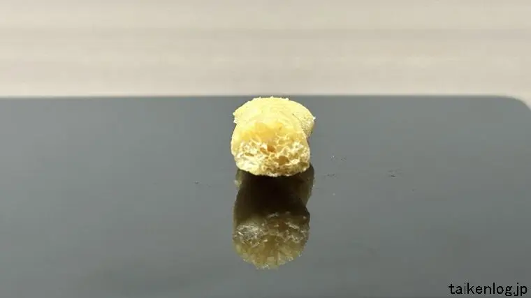 カルビー さやだいず ノンフライ 断面