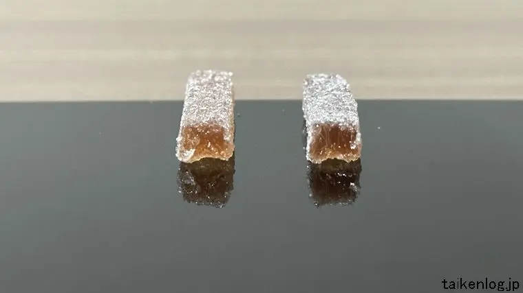 スッパイ大作戦 うめ味＆しそ味の外観 断面