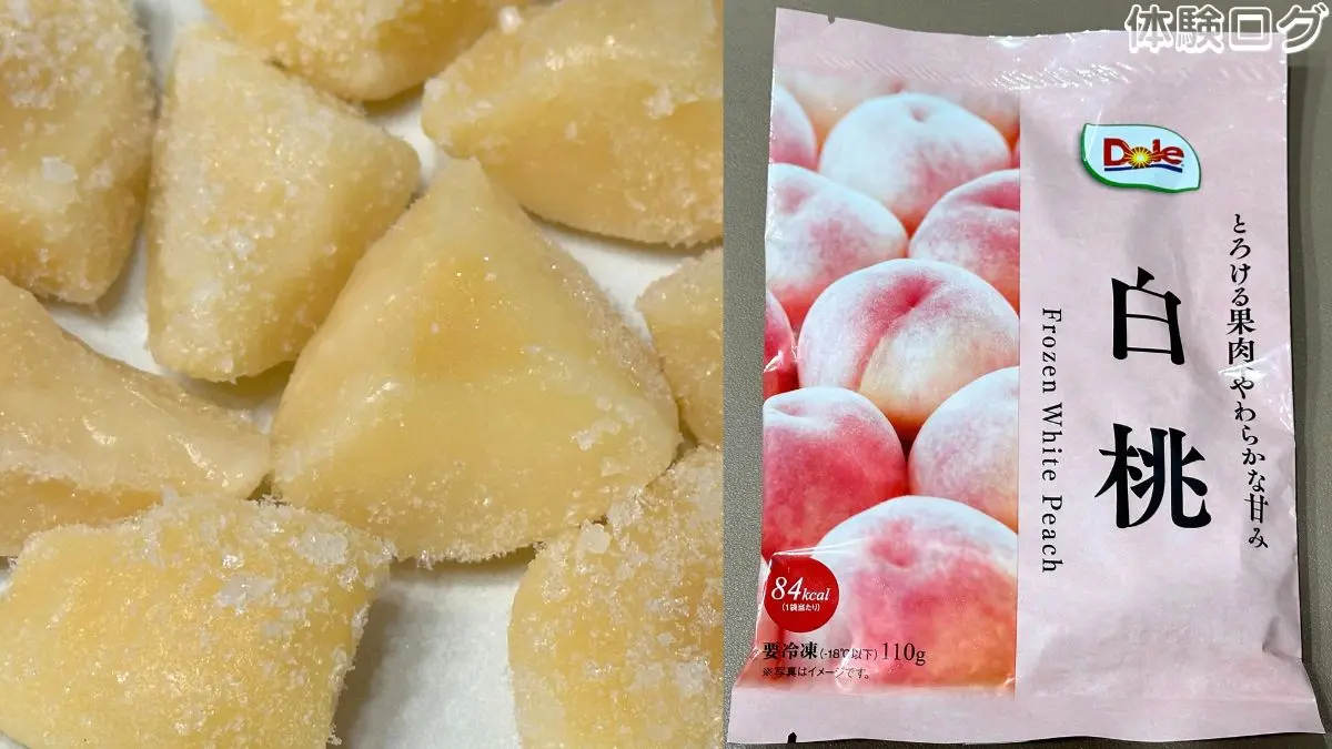 ドール冷凍白桃 口コミ評判レビュー アイキャッチ