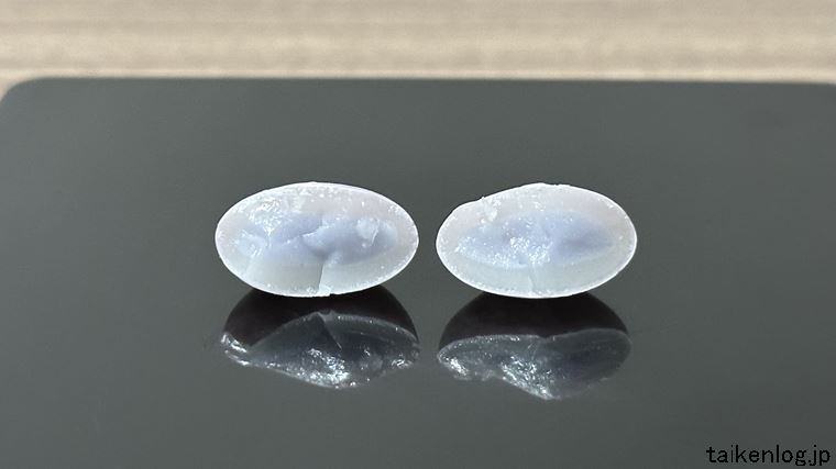 メントスDUO グレープ＆ソーダの断面