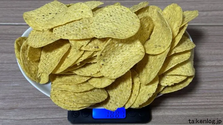 オールドエルパソ ナチップス 全容の重さ