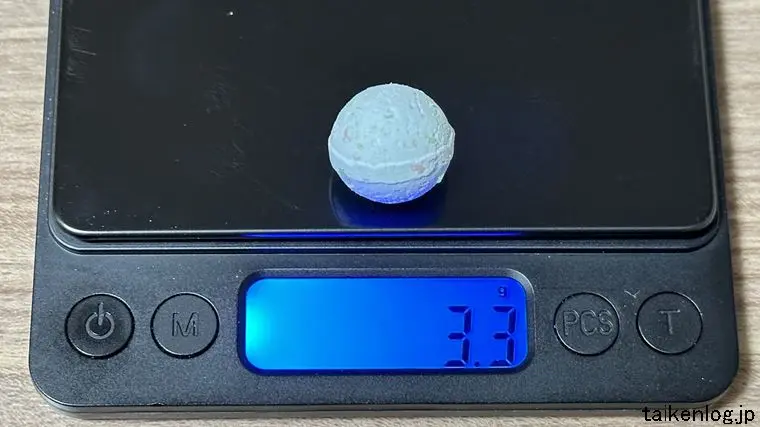 パチボールラムネ 1個の重さ