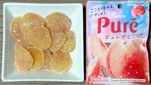 ピュレグミ しあわせももソーダ 口コミ評判レビュー アイキャッチ