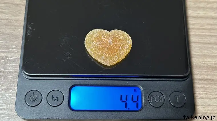 ピュレグミプレミアム愛媛産温州蜜柑 1個の重さ