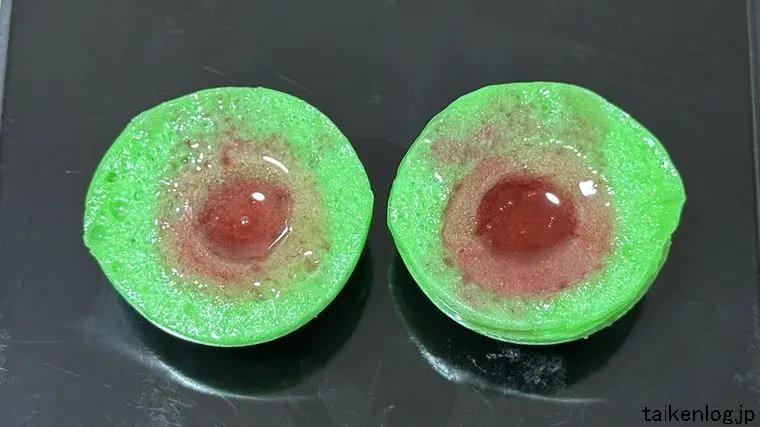 トローリ ウォーターメロンスプラッシュの断面