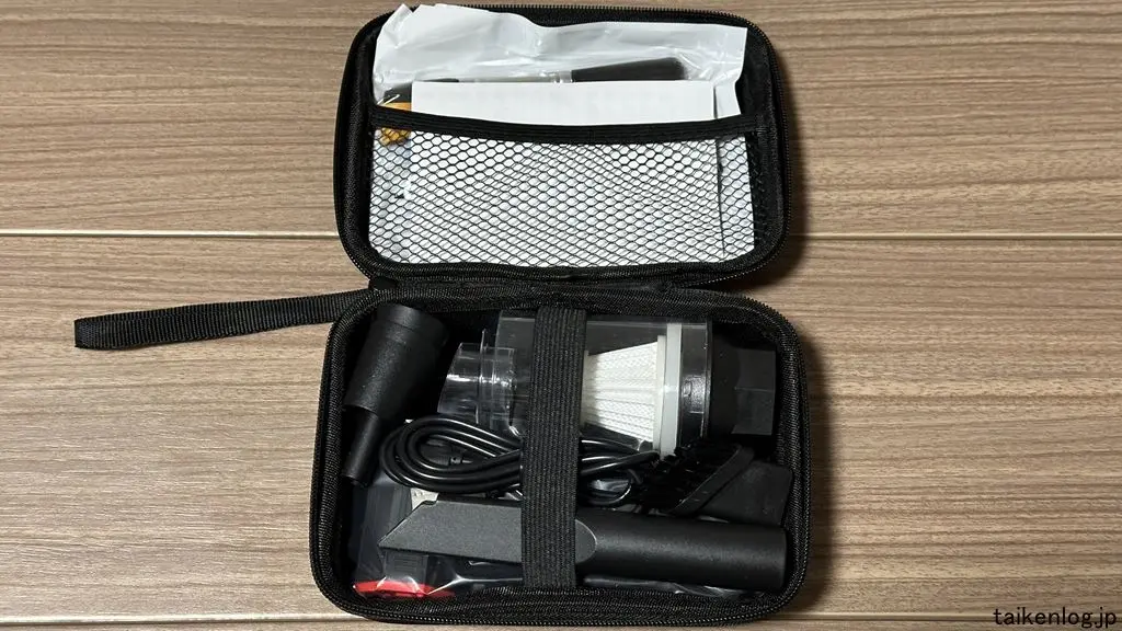 Aetyt 電動エアダスターの収納ボックスの中身