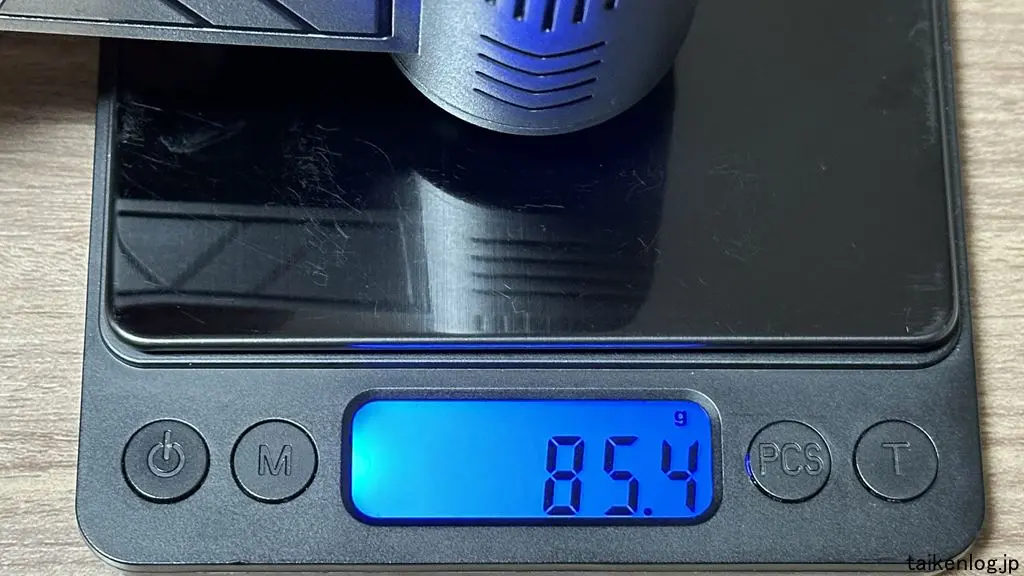 アリエクスプレスで購入した 電動エアダスターの風圧
