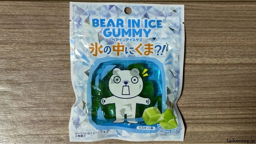 ベアインアイスグミのパッケージ表面